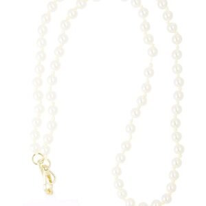 Telefoonkoord parels wit